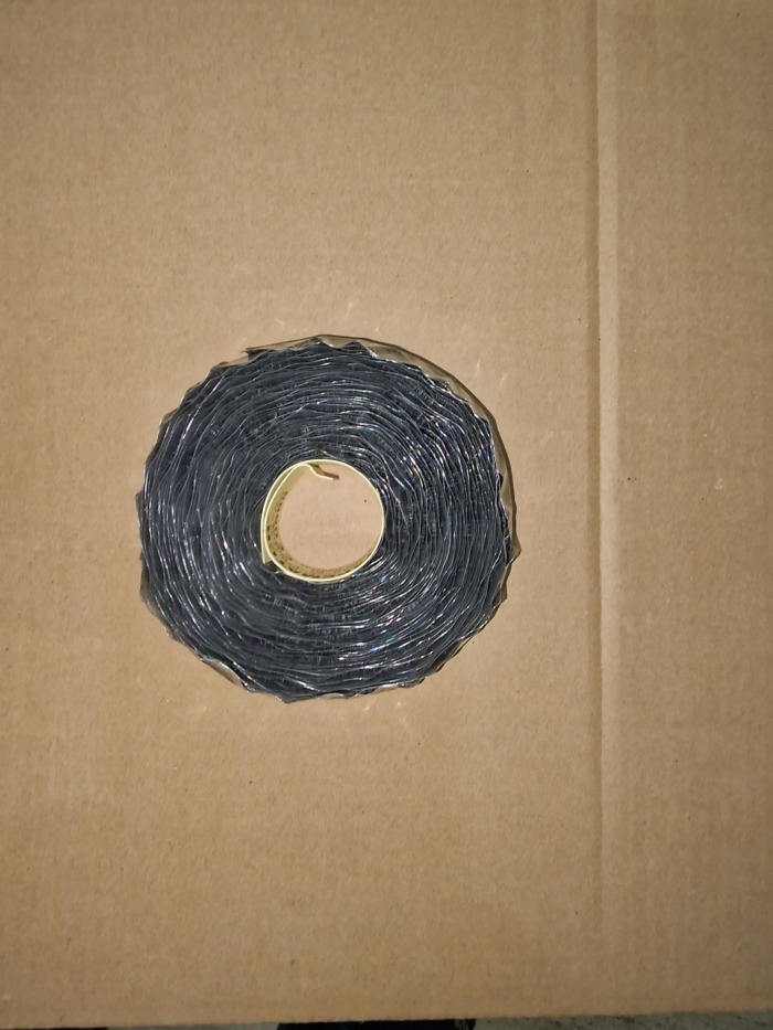 Tapematch - Selbstklebeband schwarzpulverbeschichtet (1 STk. / 15m Rolle)