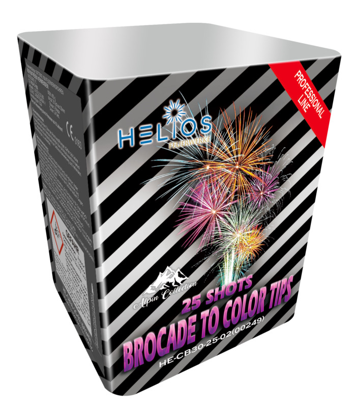 Profiline 25 CB brocade to color tips w/brocade tail