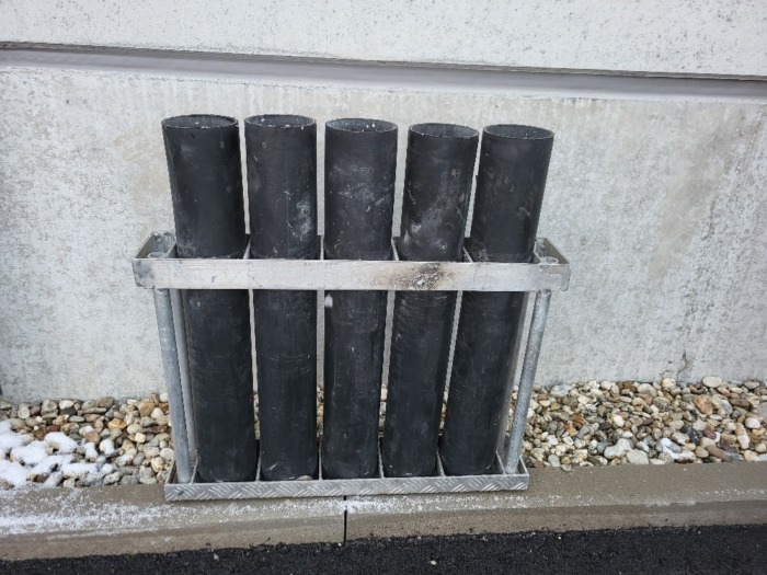Mörserrack gebraucht 100mm 5Rohre