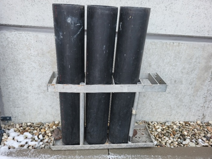 Mörserrack gebraucht 150mm 3Rohre