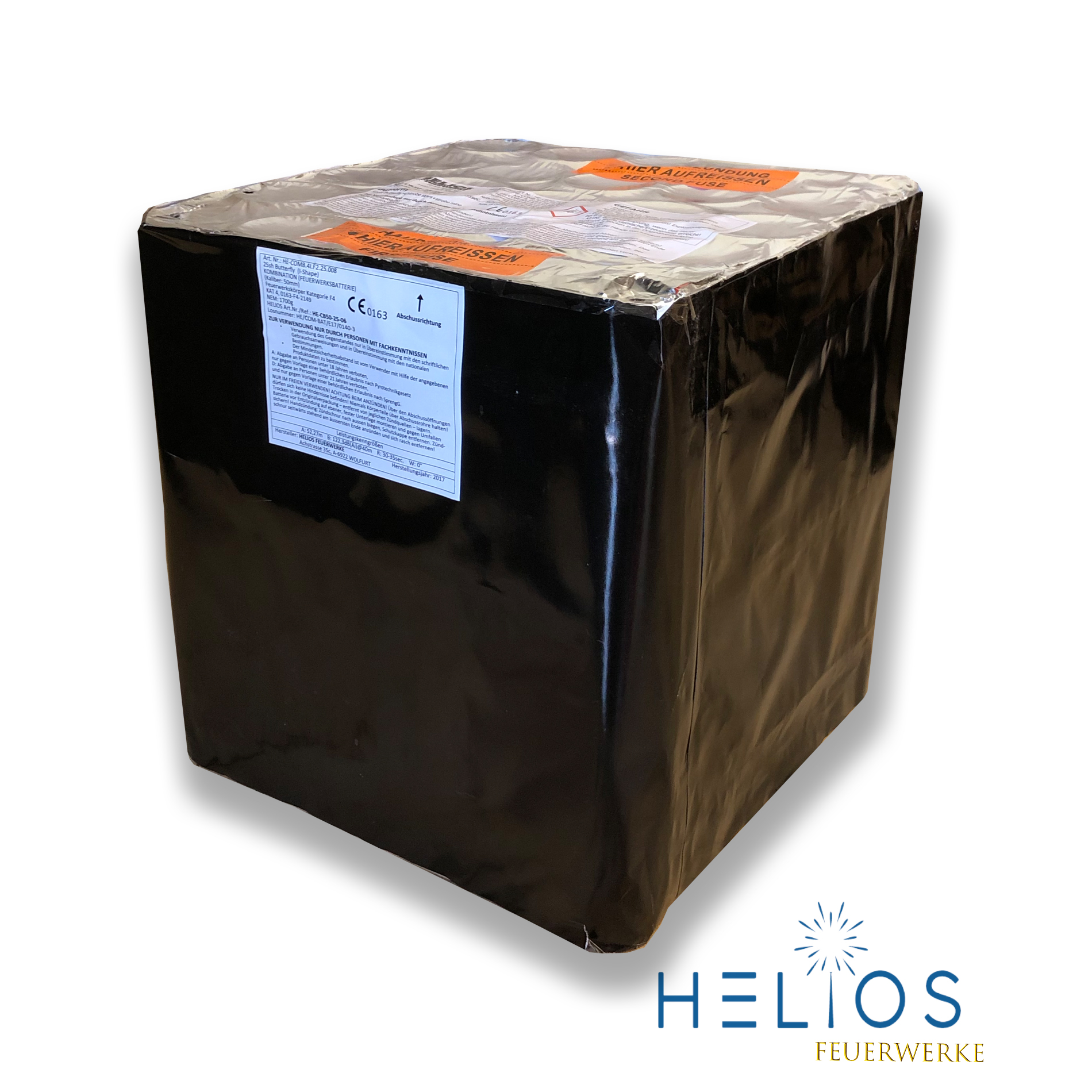 CB silver whirl w/red+green strobe