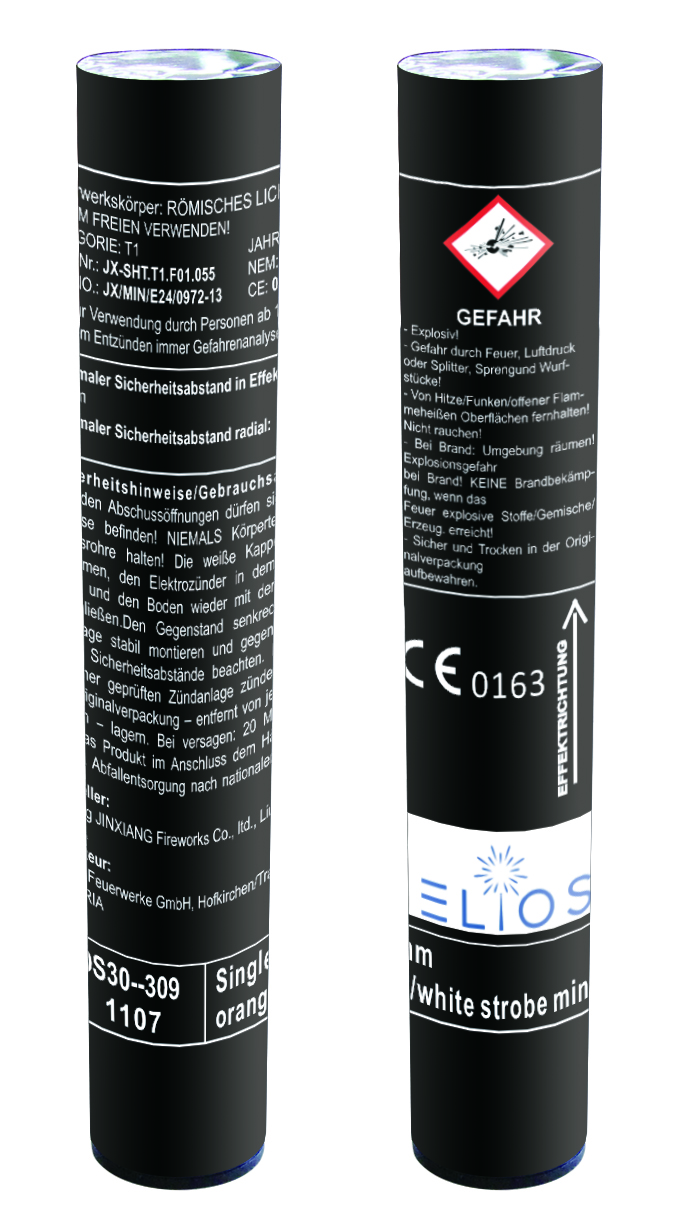 Single Shot 30mm red comet w/white strobe mine