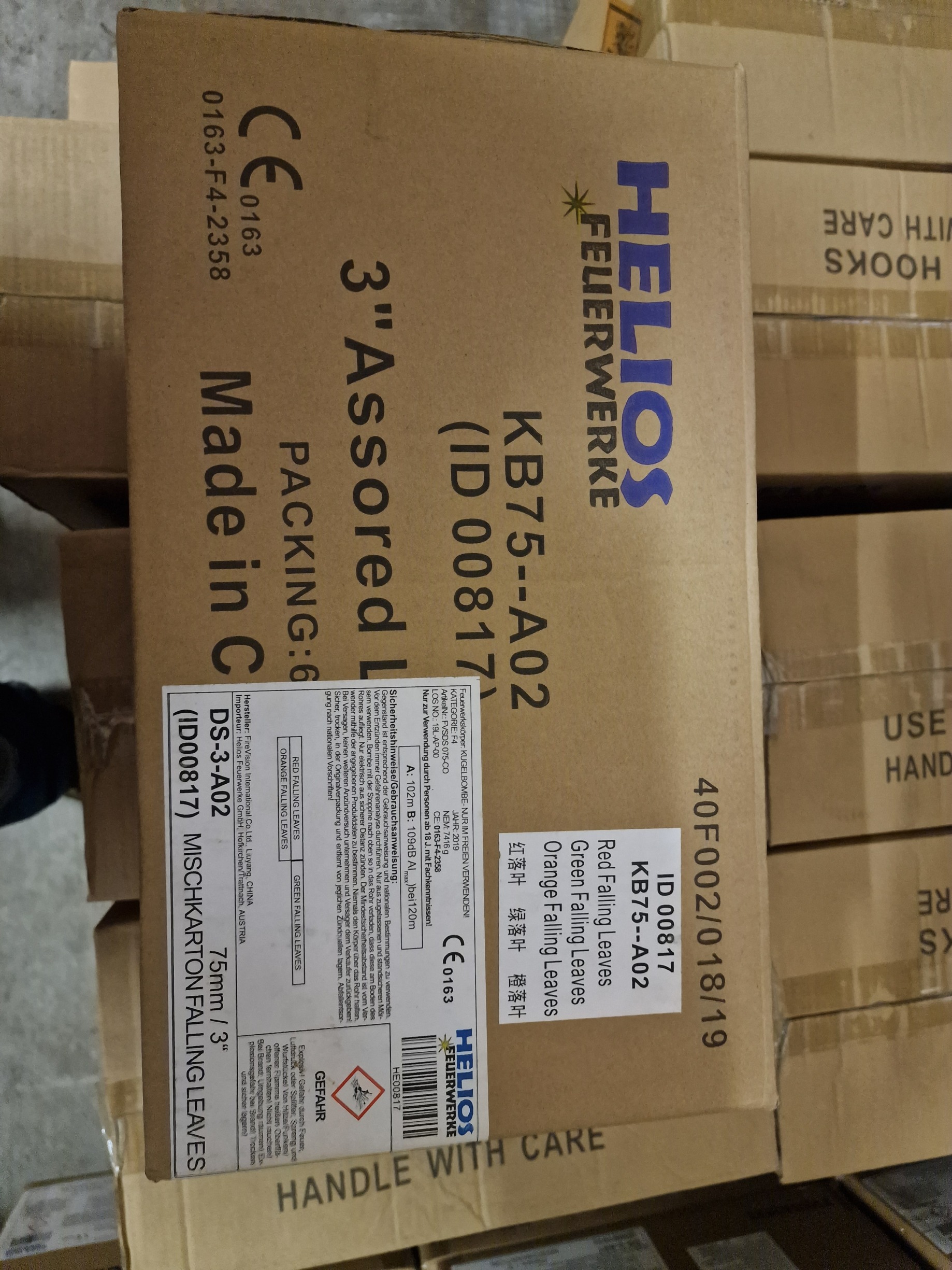 75mm Mischkarton "Falling Leaves" 75mm 3/12