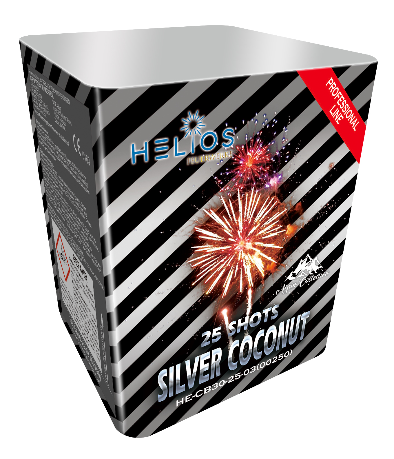 Profiline 25 CB silver coconut w/strobe + tail