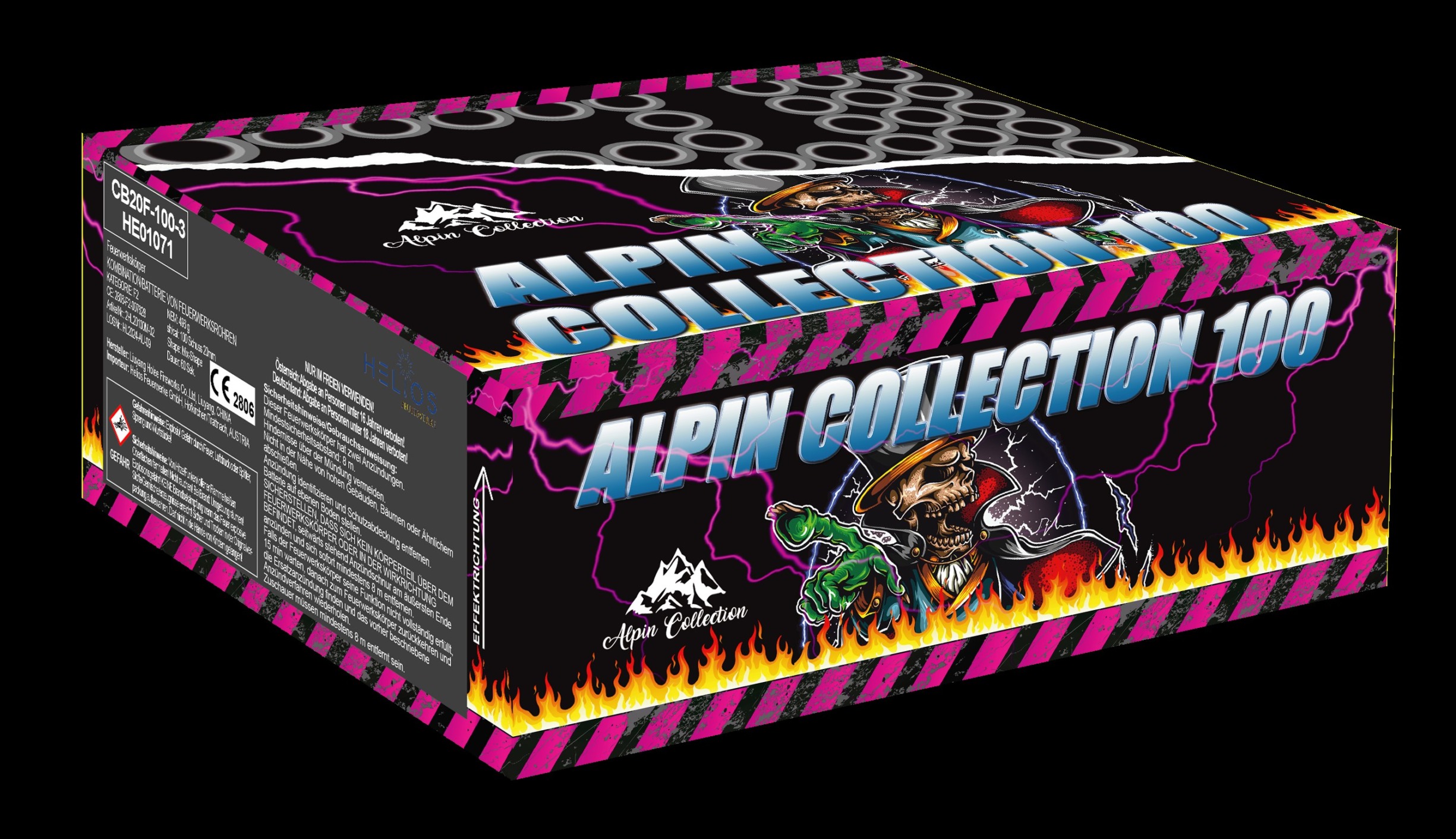 ALPIN COLLECTION 100 party mix assorted effects + verschiedene Shapes